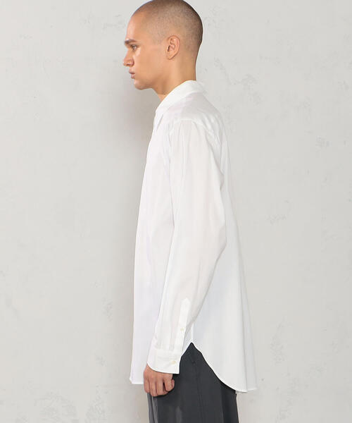 TOMORROWLAND (トゥモローランド)の「コットンオックスフォード レギュラーシャツ(シャツ/ブラウス・メンズ・ホワイト/サックスブルー・46/48)」の6枚目の写真