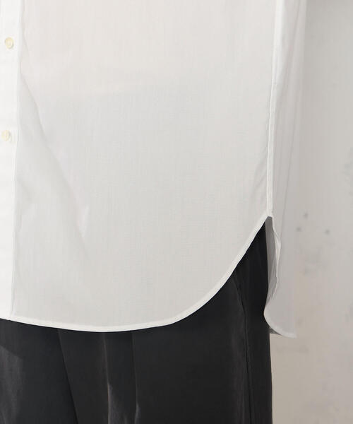 TOMORROWLAND (トゥモローランド)の「コットンオックスフォード レギュラーシャツ(シャツ/ブラウス・メンズ・ホワイト/サックスブルー・46/48)」の10枚目の写真