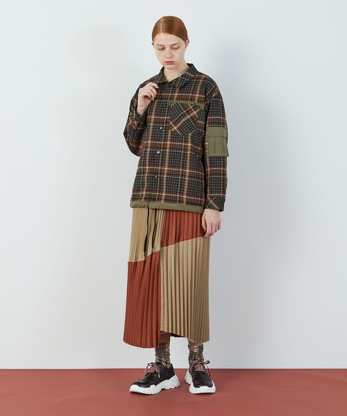 ★FRAPBOIS★ フラボア テーラード チェック柄 二宮　嵐 FRAPBOIS（フラボア）の「T/Rチェック ブルゾン（ブルゾン）」 - WEAR