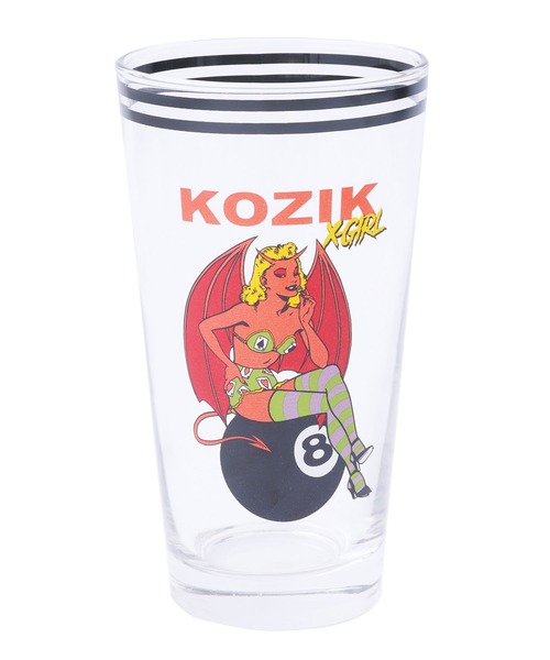 X-girl（エックスガール）の「X-girl × KOZIK GLASS（グラス/マグカップ/タンブラー・レディース・A/B・ONE SIZE）」の9枚目の写真