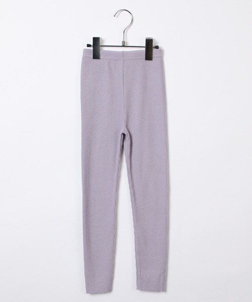 GLOBAL WORK（グローバルワーク）の「キッズ/速乾カットリブレギンス/218302（レギンス/スパッツ・キッズ・ライトブルー/ブラック/グレー/アイボリー/ライトパープル・110cm/100cm/120cm/130cm/140cm/160cm/150cm）」の5枚目の写真