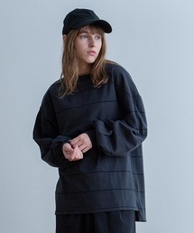 Universal Style Wear | Universal Style Wear ピグメント ボーダー ロンT(Tシャツ/カットソー)