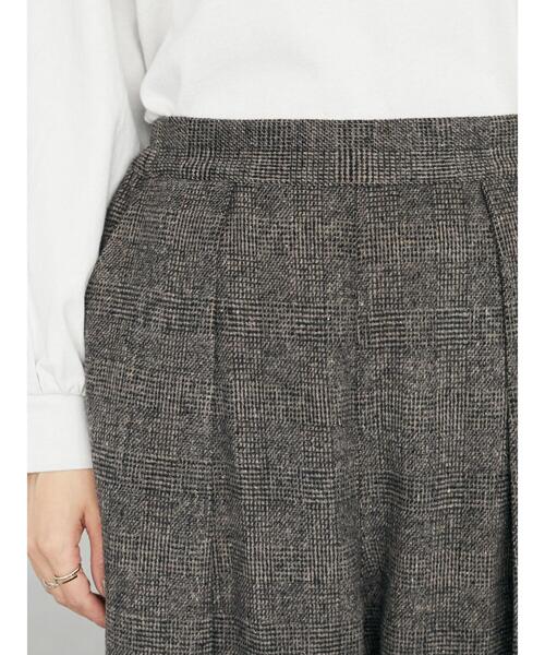 CRAFT STANDARD BOUTIQUE（クラフトスタンダードブティック）の「センタープレスコクーンパンツ　＊（スラックス・レディース・チャコールグレー/ブラウン・FREE）」の14枚目の写真