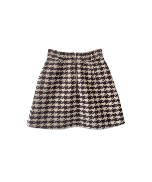 ANDGEEBEE（アンジービー）の「千鳥ミニスカート（スカート・レディース・ブラウン/ブラック・MEDIUM）」の3枚目の写真