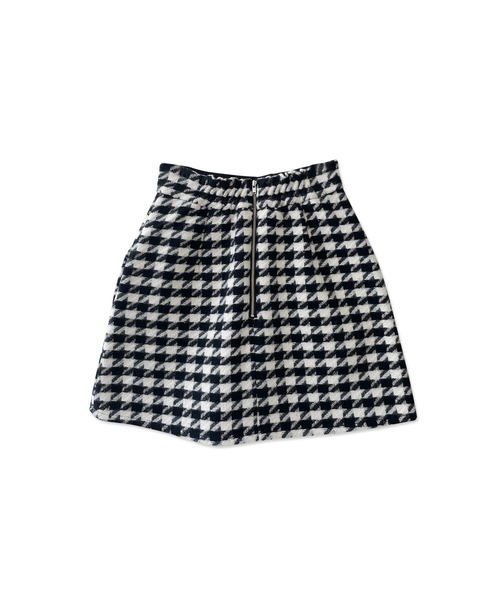 ANDGEEBEE（アンジービー）の「千鳥ミニスカート（スカート・レディース・ブラウン/ブラック・MEDIUM）」の4枚目の写真
