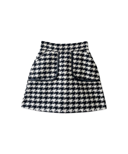 ANDGEEBEE（アンジービー）の「千鳥ミニスカート（スカート・レディース・ブラウン/ブラック・MEDIUM）」の7枚目の写真