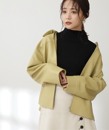 N.（N. Natural Beauty Basic） | フェイクレザーコーチブルゾン(ブルゾン)