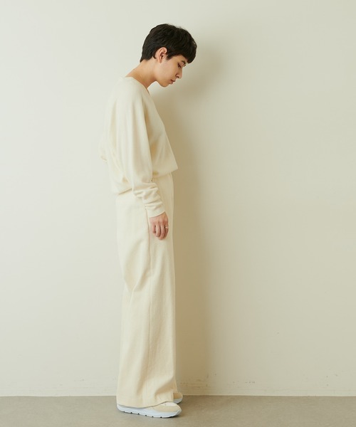 Whim Gazette(ウィムガゼット)の「コールワイドパンツ(その他パンツ・レディース・グリーン/オフホワイト・38/36)」の19枚目の写真