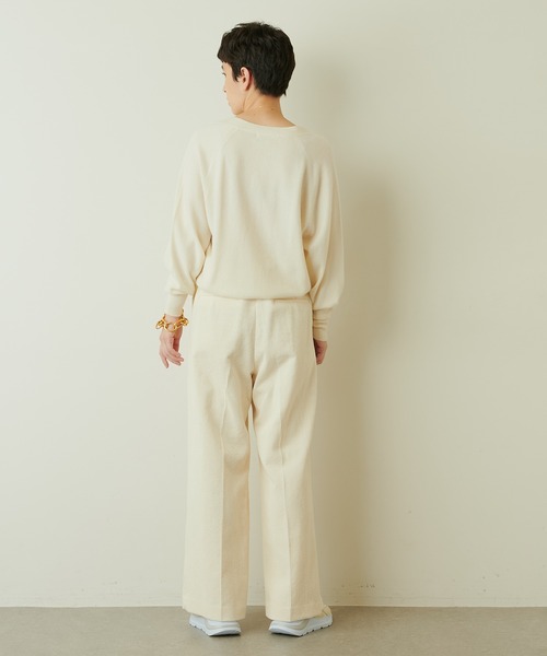Whim Gazette(ウィムガゼット)の「コールワイドパンツ(その他パンツ・レディース・グリーン/オフホワイト・38/36)」の21枚目の写真