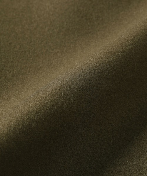 ADAM ET ROPE'（アダムエロペ）の「【アウトレット店舗・WEB限定】ジャージーメルトンコート（その他アウター・レディース・ブラック/ベージュ系その他/カーキ・FREE）」の8枚目の写真