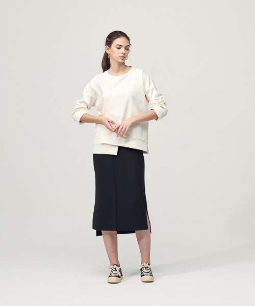 ACUD（アクド）の「【ACUD 】コンフォートマーメイドバンディングスカート / Comfort Mermaid Bending Skirt（スカート・レディース・ブラック/オフホワイト/オリーブ・SMALL/MEDIUM）」の11枚目の写真