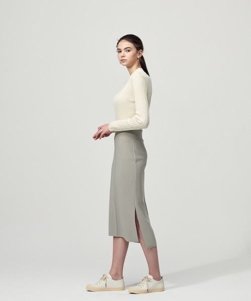 ACUD（アクド）の「【ACUD 】コンフォートマーメイドバンディングスカート / Comfort Mermaid Bending Skirt（スカート・レディース・ブラック/オフホワイト/オリーブ・SMALL/MEDIUM）」の19枚目の写真