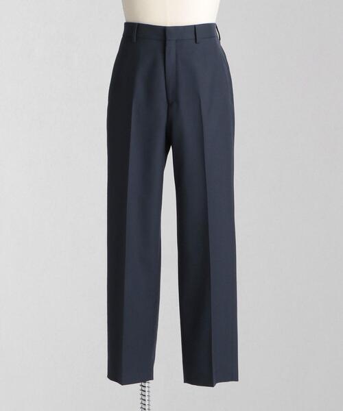 LOEFF(ロエフ)の「<LOEFF(ロエフ)> W サキソニー テーパードパンツ MEN’S◆(スラックス・メンズ・ネイビー/オフホワイト・0/1/2)」の1枚目の写真