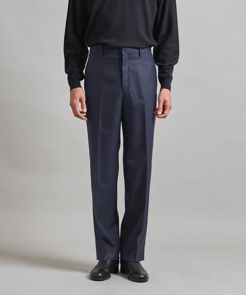 LOEFF(ロエフ)の「<LOEFF(ロエフ)> W サキソニー テーパードパンツ MEN’S◆(スラックス・メンズ・ネイビー/オフホワイト・0/1/2)」の4枚目の写真