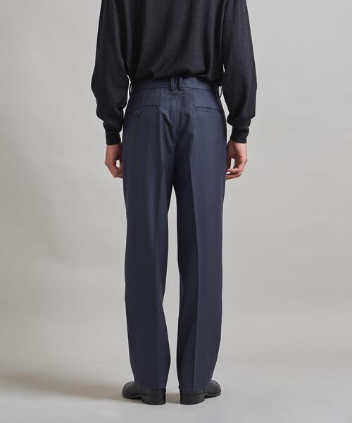 LOEFF(ロエフ)の「<LOEFF(ロエフ)> W サキソニー テーパードパンツ MEN’S◆(スラックス・メンズ・ネイビー/オフホワイト・0/1/2)」の6枚目の写真
