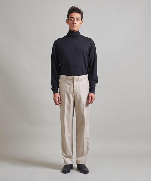 LOEFF(ロエフ)の「<LOEFF(ロエフ)> W サキソニー テーパードパンツ MEN’S◆(スラックス・メンズ・ネイビー/オフホワイト・0/1/2)」の9枚目の写真