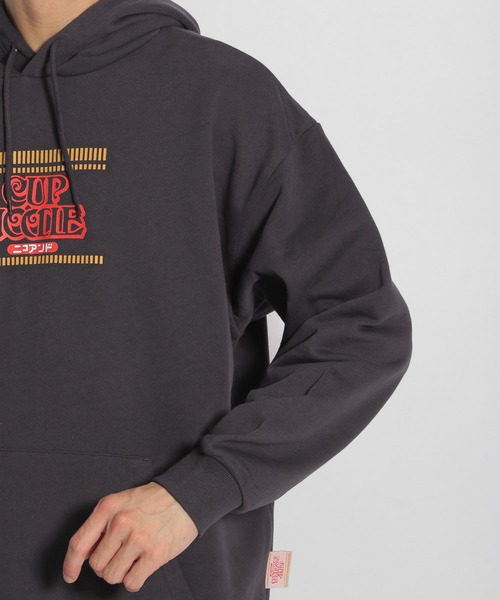 niko and...（ニコアンド）の「ｶｯﾌﾟﾇｰﾄﾞﾙｺﾗﾎﾞPK（パーカー・メンズ・オフホワイト/チャコール・MEDIUM/LARGE）」の13枚目の写真