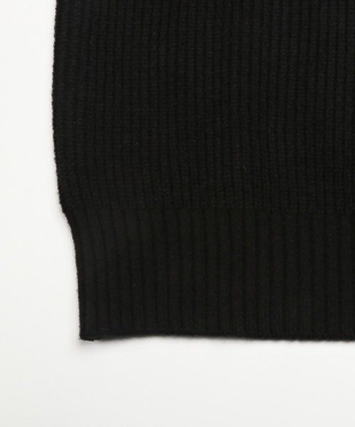 LUXSTYLE(ラグスタイル)の「7G片畦タートルネックニット(ニット/セーター・メンズ・ホワイト/ブラック・L/M/XL)」の13枚目の写真