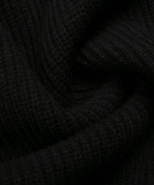 LUXSTYLE(ラグスタイル)の「7G片畦タートルネックニット(ニット/セーター・メンズ・ホワイト/ブラック・L/M/XL)」の14枚目の写真