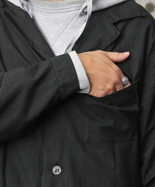 MILITARY（ミリタリー）の「実物 新品 デッドストック ロシア軍 コットンリネンコート BLACK染め（テーラードジャケット・メンズ・ブラック・L/L/S/L/L）」の19枚目の写真