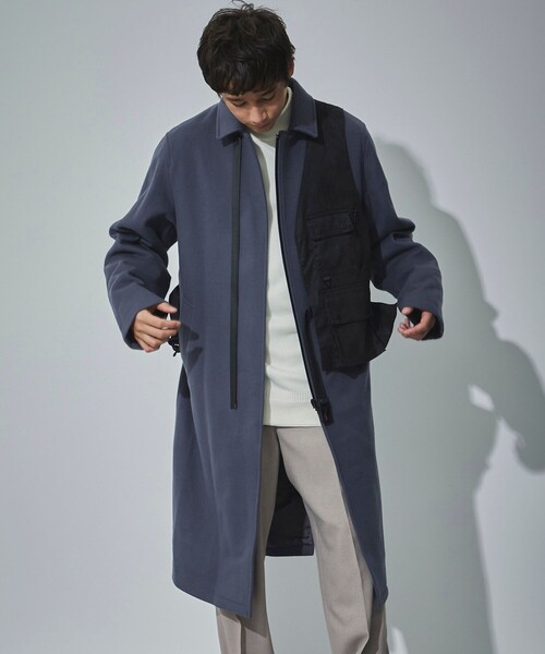 CITY TOKYO（シティトウキョウ）の「3WAY ウールコート（ステンカラー