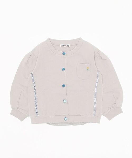 RAGMART（ラグマート）の「ミニ裏毛カーディガン（カーディガン/ボレロ・キッズ・ベージュ/ネイビー/ピンク・110cm/100cm/120cm/130cm）」の7枚目の写真