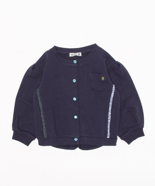 RAGMART（ラグマート）の「ミニ裏毛カーディガン（カーディガン/ボレロ・キッズ・ベージュ/ネイビー/ピンク・110cm/100cm/120cm/130cm）」の6枚目の写真