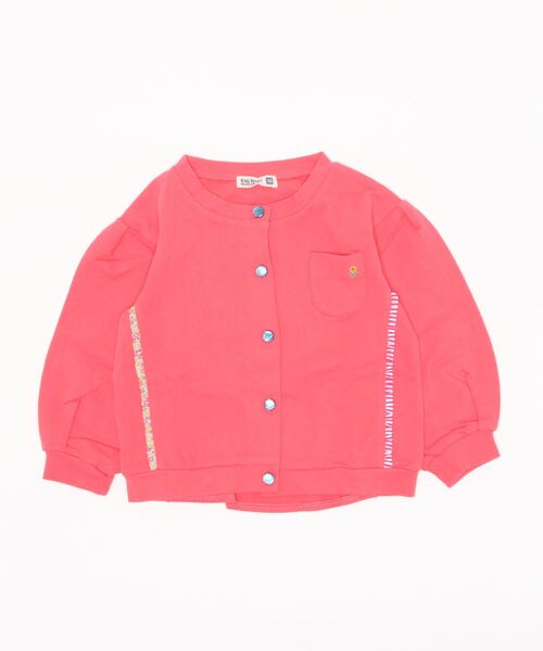 RAGMART（ラグマート）の「ミニ裏毛カーディガン（カーディガン/ボレロ・キッズ・ベージュ/ネイビー/ピンク・110cm/100cm/120cm/130cm）」の5枚目の写真