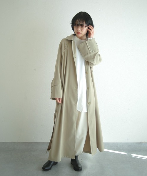 spoon store(スプーンストア)の「変形ライトトレンチコート(その他アウター・レディース・ベージュ/グレー・フリー)」の19枚目の写真