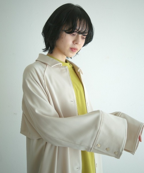 spoon store(スプーンストア)の「変形ライトトレンチコート(その他アウター・レディース・ベージュ/グレー・フリー)」の16枚目の写真
