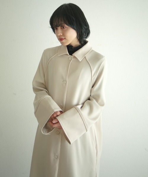spoon store(スプーンストア)の「変形ライトトレンチコート(その他アウター・レディース・ベージュ/グレー・フリー)」の14枚目の写真