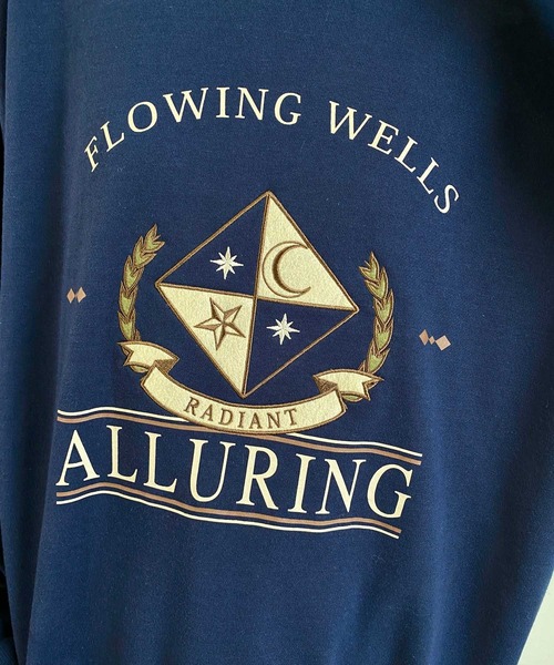 MLI'A（エムリア）の「古着風クロップドロゴスウェット（スウェット・レディース・ネイビー/ネイビー系1/ベージュ系3/ライトグリーン系/ライトグリーン/オートミール・M）」の20枚目の写真