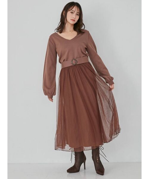 RESEXXY（リゼクシー）の「スティックコンビ2連ネックレス（ネックレス・レディース・シルバー/ゴールド・FREE）」の4枚目の写真