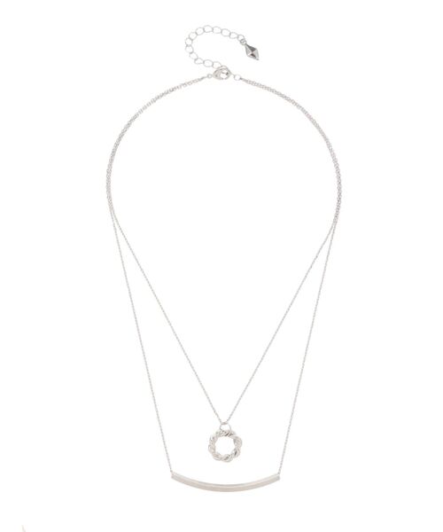 RESEXXY（リゼクシー）の「スティックコンビ2連ネックレス（ネックレス・レディース・シルバー/ゴールド・FREE）」の5枚目の写真