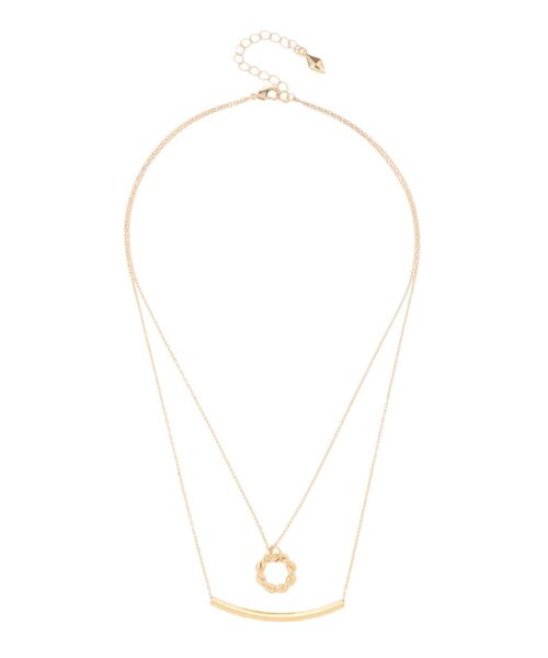 RESEXXY（リゼクシー）の「スティックコンビ2連ネックレス（ネックレス・レディース・シルバー/ゴールド・FREE）」の9枚目の写真