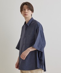 JUNRED（ジュンレッド）の「ラインアートペイントルーズレギュラーカラーシャツ（シャツ/ブラウス・メンズ）」