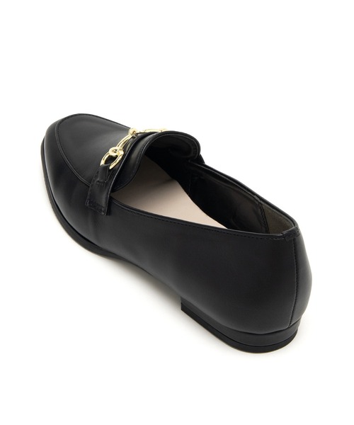 JELLY BEANS（ジェリービーンズ）の「【定番人気!】ビットスクエアトゥローファー【WEB限定】(217-183)JELLY BEANS(ジェリービーンズ)（ローファー・レディース・ダークベージュ/ブラック/アイボリー/ベージュ系・23/24.5/22.5/24/23.5/22/25）」の12枚目の写真