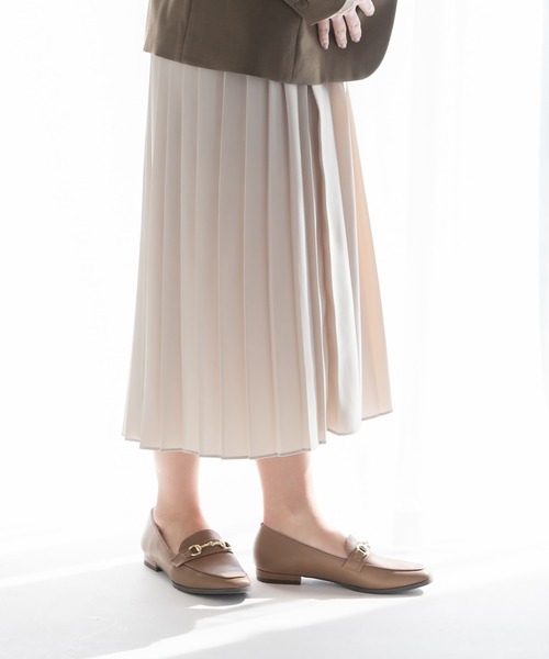 JELLY BEANS（ジェリービーンズ）の「【定番人気!】ビットスクエアトゥローファー【WEB限定】(217-183)JELLY BEANS(ジェリービーンズ)（ローファー・レディース・ダークベージュ/ブラック/アイボリー/ベージュ系・23/24.5/22.5/24/23.5/22/25）」の21枚目の写真