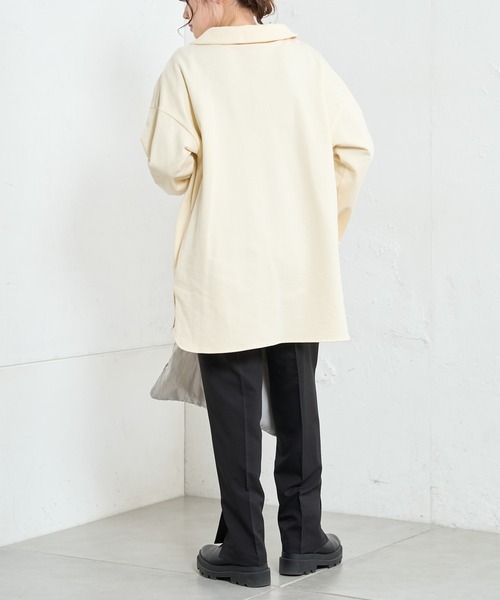 PUAL CE CIN（ピュアルセシン）の「【Du noir】綺麗見えスラックスパンツ（スラックス・レディース・ブラック/ベージュ/ブルーグレー・FREE）」の11枚目の写真