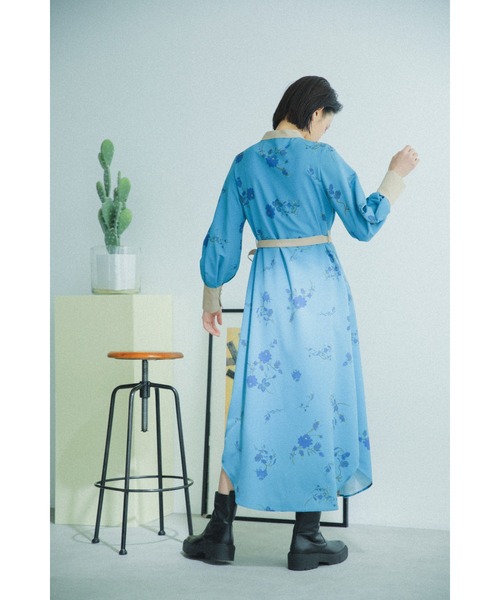 ROSE BUD（ローズバッド）の「ビンテージフラワープリントワンピース