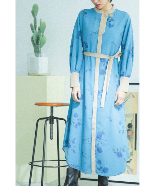 ROSE BUD（ローズバッド）の「ビンテージフラワープリントワンピース