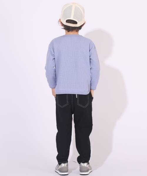 BABYDOLL(ベビードール)の「通販限定 ストレッチサルエルパンツ 6020K(その他パンツ・キッズ・ブラック/ブルー/ネイビー/オフホワイト/ライトブルー/イエロー/ベージュ/グリーン/ピンク・140cm/150cm/80cm/120cm/160cm/110cm/90cm/130cm/100cm)」の13枚目の写真