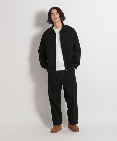 NUMERALS（ヌメラルズ）の「[NUMERALS]ストレッチワイドデニムパンツ（デニムパンツ・メンズ・ブラック/インディゴブルー・MEDIUM/LARGE）」の3枚目の写真