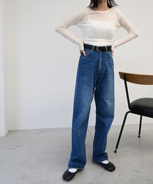 CANAL JEAN | YA-YA(ヤヤ) "Blooming"ハイウエストルーズデニムパンツ(デニムパンツ)