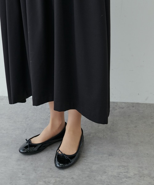 PUAL CE CIN（ピュアルセシン）の「【Du noir】ウエスト切替ワンピース（ワンピース・レディース・グレー/ブラック/ネイビー・FREE）」の9枚目の写真