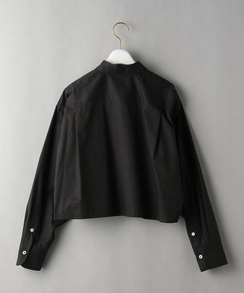 BEAUTY&YOUTH UNITED ARROWS（ビューティーアンドユースユナイテッドアローズ）の「BY ブロード ショート シャツ -ウォッシャブル-（シャツ/ブラウス・レディース・ホワイト/ブラック・FREE）」の6枚目の写真