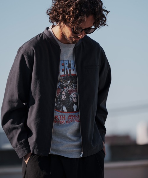 CAMBIO（カンビオ）の「mt7674- プリントT（Fictitiousバンド） Tシャツ（Tシャツ/カットソー・メンズ・杢グレー/ベージュ系その他/スミクロ・S/M/L/XL）」の11枚目の写真