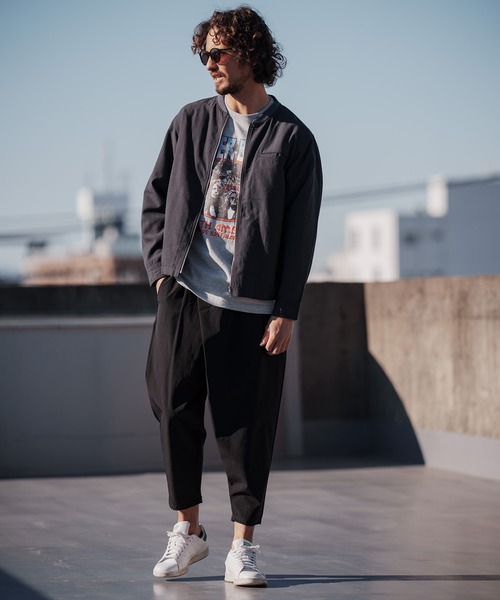 CAMBIO（カンビオ）の「mt7674- プリントT（Fictitiousバンド） Tシャツ（Tシャツ/カットソー・メンズ・杢グレー/ベージュ系その他/スミクロ・S/M/L/XL）」の21枚目の写真