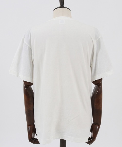 CAMBIO（カンビオ）の「mt7674- プリントT（Fictitiousバンド） Tシャツ（Tシャツ/カットソー・メンズ・杢グレー/ベージュ系その他/スミクロ・S/M/L/XL）」の9枚目の写真