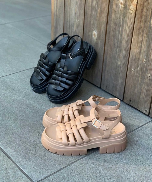 ASH(アッシュ)の「【SIRENA】厚底グルカサンダル(サンダル・レディース・ブラック/ベージュ・36/37/39/35/38)」の7枚目の写真